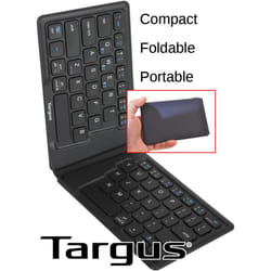 Targus Wireless Folding Keyboard With Bluetooth Model AKF003US