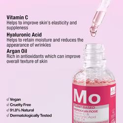 Dr Botanicals Mo Plant Based Moroccan Rose Vit & Hyaluronic Acid 15ml