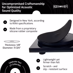 Hudson Hifi Turntable Silicone Platter Mat