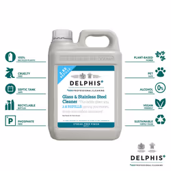 Delphis Eco Glass, Window & Stainless Steel Cleaner 2Ltr