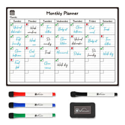 Vinsani Monthly Magnetic Memo Notes Whiteboard for Home Office Task A3