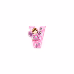 Vinsani Wooden Fairy Alphabet Letters Personalised Bedroom Wall Door Name (V)