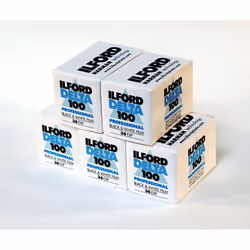 5x Ilford 1780624 photo film in black and white 36 shots
