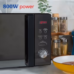 Russell Hobbs RHM2076B microwave Black Solo microwave Countertop 20 L 800 W - Additional view 4