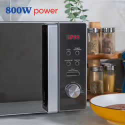 Russell Hobbs RHM2076S Turbo Lite Digital 800w Solo Microwave Silver Countertop 20 L - Additional view 6
