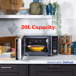 Russell Hobbs RHM2076S Turbo Lite Digital 800w Solo Microwave Silver Countertop 20 L - Additional view 7