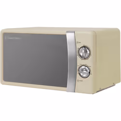 The RHMM701C Russell Hobbs cream microwave is modern and has a stylish mirror door.This 17 Litre microwave is 700W. has 5 mic ...