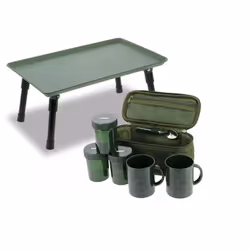 Carp Fishing Bivvy Table Heavy Duty Polypropylene Camping + Brew Kit Bag