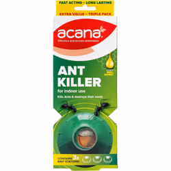 Acana Ant Killer Bait Stations For Indoor Use - 3 Pack