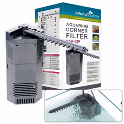 AllPondSolutions 250L/H Aquarium Internal Corner Filter 250-CIF