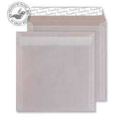 Blake Creative Senses Translucent White Peel and Seal Wallet 220x220mm 110gsm (Pack 250)