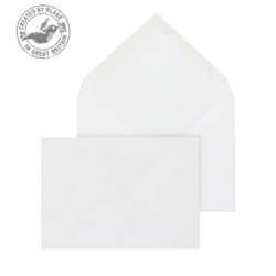 Blake Purely Everyday White Gummed Banker Invitation C6 114x162mm 90gsm (Pack 1000)