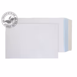 Blake Purely Everyday White Peel and Seal Pocket C3 450X324mm 120gsm (Pack 125), C3 (324 x 450 mm), White, 120 g/m², 324 mm, ...