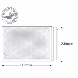 Blake Purely Packaging Envolite White Padded Pocket Peel and Seal C4 340x220mm (Pack 100)