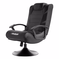 BraZen Gaming Chairs Pride 2.1 Bluetooth Surround Sound Gaming Chair Black/Grey - Additional view 5
