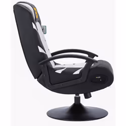 BraZen Gaming Chairs Pride 2.1 Bluetooth Surround Sound Gaming Chair Black/White