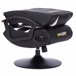 BraZen Gaming Chairs Pride 2.1 Bluetooth Surround Sound Gaming Chair Black/White