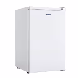 This 107-litre refrigerator offers efficient storage with a dedicated 95L fridge and 12L freezer. featuring an adjustable gla ...