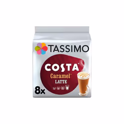 Tassimo Costa Caramel Latte Coffee Pods x8