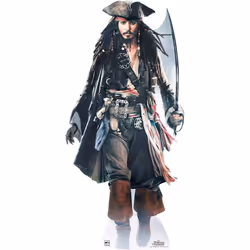 Captain Jack Sparrow (Pirates of the Caribbean) Lifesize Cardboard Cutout