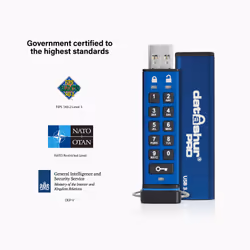 iStorage datAshur PRO 256-bit 8GB USB 3.0 secure encrypted flash drive IS-FL-DA3-256-8 - Additional view 5