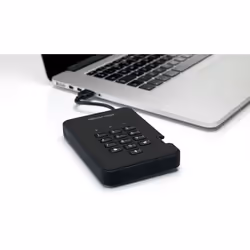 iStorage diskAshur2 256-bit 1TB USB 3.2 secure encrypted solid-state drive - Black IS-DA2-256-SSD-1TB-B - Additional view 8