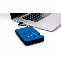 iStorage diskAshur2 256-bit 1TB USB 3.2 secure encrypted hard drive - Blue IS-DA2-256-1000-BE - Additional view 6