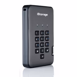 iStorage diskAshur PRO2 256-bit 1TB USB 3.2 secure encrypted hard drive IS-DAP2-256-1000-C-G - Additional view 4