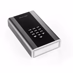 iStorage diskAshur DT2 256-bit 8TB USB 3.2 secure encrypted desktop hard drive IS-DT2-256-8000-C-G - Additional view 4
