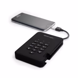 iStorage diskAshur2 256-bit 4TB USB 3.2 secure encrypted hard drive - Black IS-DA2-256-4000-B - Additional view 7