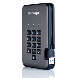 iStorage diskAshur PRO2 256-bit 5TB USB 3.2 secure encrypted hard drive IS-DAP2-256-5000-C-G - Additional view 5