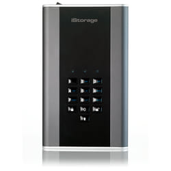iStorage diskAshur DT2 256-bit 16TB USB 3.2 FIPS Level 3 certified, secure encrypted desktop hard drive IS-DT2-256-16000-C-X