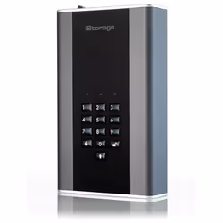 iStorage diskAshur DT2 256-bit 16TB USB 3.2 FIPS Level 3 certified, secure encrypted desktop hard drive IS-DT2-256-16000-C-X