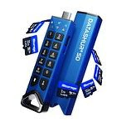 iStorage datAshur SD  - FIPS 140-3 Pending - Dual Pack + 1 KeyWriter L