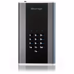 iStorage diskAshur DT2 256-bit 16TB USB 3.2 FIPS Level 3 certified, secure encrypted desktop hard drive, 20 TB, 3.2 Gen 1 (3. ...