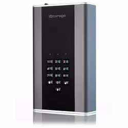 iStorage diskAshur DT2 256-bit 16TB USB 3.2 FIPS Level 3 certified, secure encrypted desktop hard drive