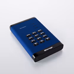iStorage diskAshur3 HDD 256-bit 1TB - Blue - Additional view 5
