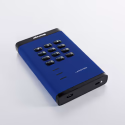 iStorage diskAshur3 SSD 256-bit 2TB - Blue - Additional view 4