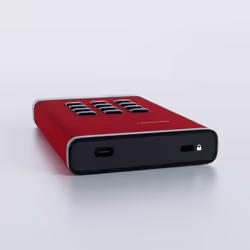 iStorage diskAshur3 SSD 256-bit 4TB - Red - Additional view 5