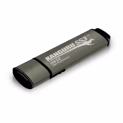 Kanguru SS3 High Performance USB3.0 Flash Drive with Physical Write Protect Switch. 256G - 256 GB - USB 3.0 - 3 Year Warranty