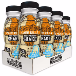 Grenade Carb Killa White Chocolate High Protein Shake Bottles, 8 x 330 ml
