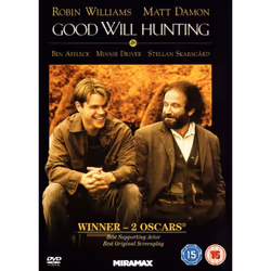 Lionsgate Good Will Hunting, Movie, DVD, Coloured, English, 121 min, Teen & young adults