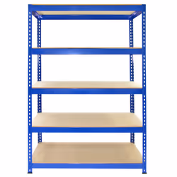 1 Racking Bay 120cm Garage Shelves Storage Warehouse Shelving Unit Steel 5 Tier - Additional view 6