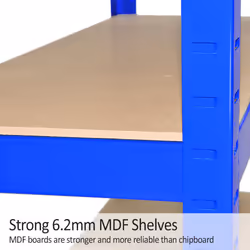 8x Racking Storage Shelving Heavy Duty Garage 5 Tier 75cm Steel Shelf Warehouse - Additional view 7
