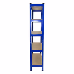 10 Garage Warehouse T-Rax Steel Blue 5 Tier 75cm Racking Shelving Storage Units - Additional view 5