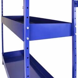 Racking Van Tool Storage Metal Shelving System Shelves Steel Rack 3 Shelf Unit - Additional view 5