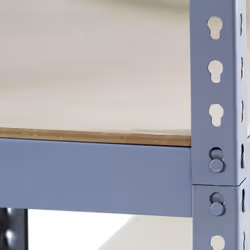 3 x Q-Rax Garage Racking Unit Grey 120cm Wide 5 Tier Warehouse Shelving Bay - Additional view 7