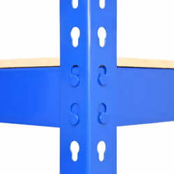 3 x Blue Racking Unit 5 Tier Garage Storage Warehouse Shelving shelf 90x50x180cm - Additional view 6