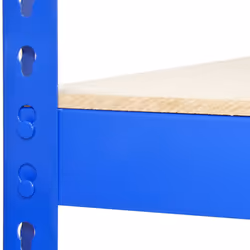 3 x Blue Racking Unit 5 Tier Garage Storage Warehouse Shelving shelf 90x50x180cm - Additional view 7