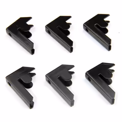 6 x Bay Connectors Garage Racking Clips Black Warehouse Steel Shelving Storage